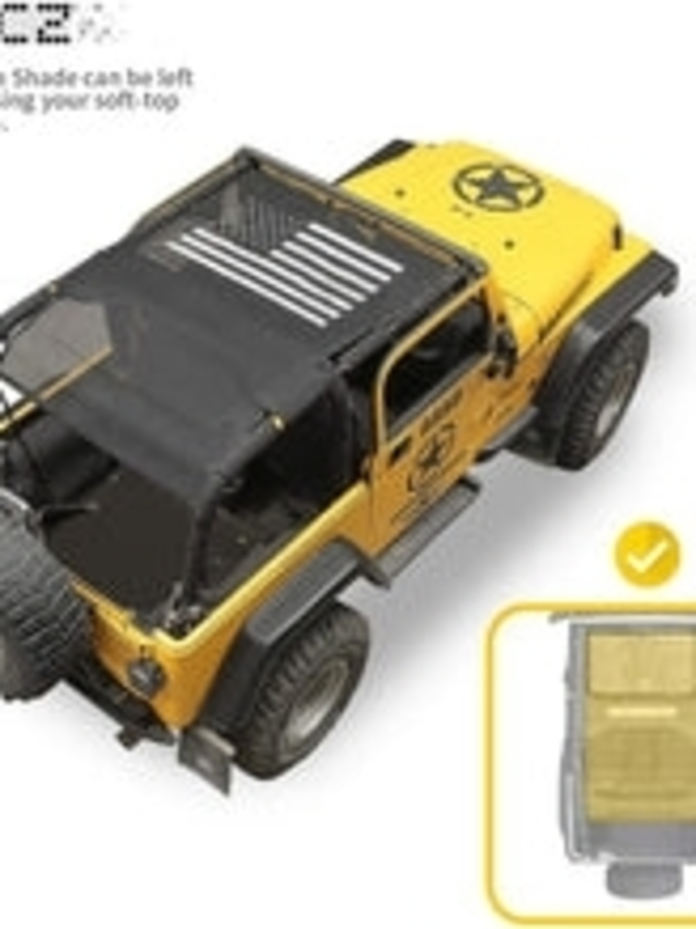 RT-TCZ Jeep Wrangler TJ Mesh Bikini Top - Picture 10 of 13